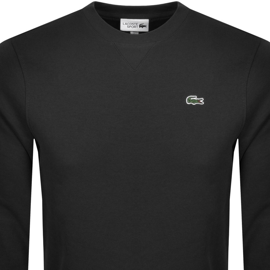 Alternative Image for ProductLacoste Sport Crew Neck Sweatshirt Black2